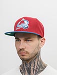 Бейсболка MITCHELL NESS арт. HHSS5367-CAVYYPPPRDLB Colorado Avalanche NHL (бордовый / синий)